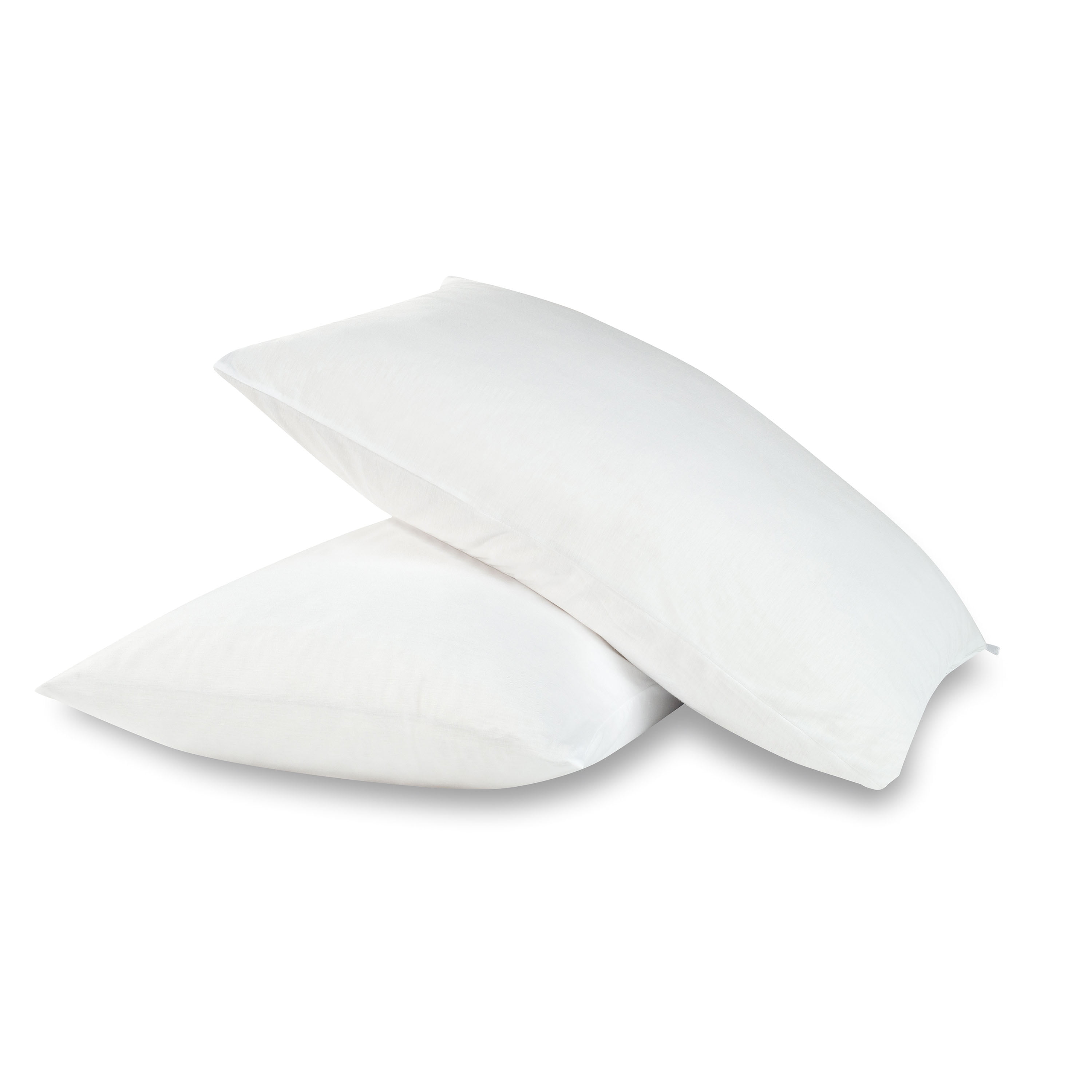 Antimicrobial Cotton Blend Pillow Protector, King, 2 Pack