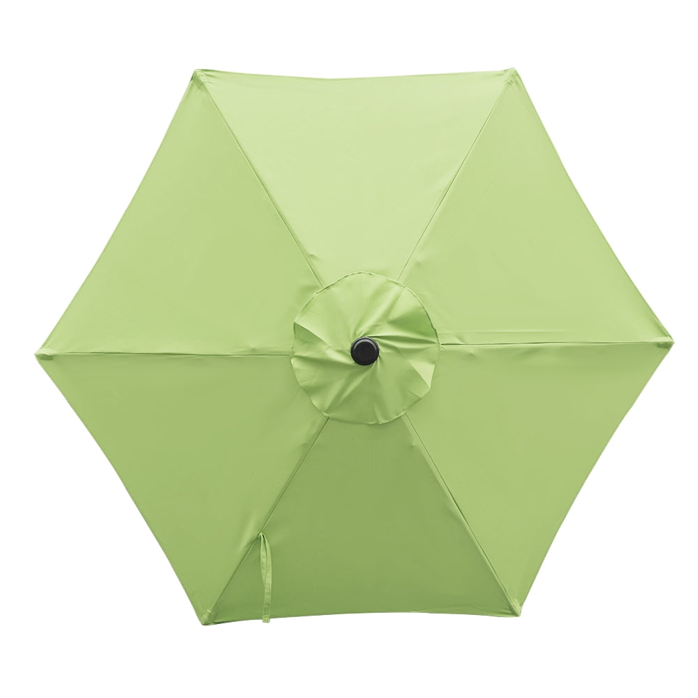 Maypex Outdoor Patio Umbrella, 7.5 Ft, Green, Weather Resistant, Steel Frame, Crank No Tilt