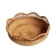 thumbnail image 1 of Bandeja de mimbre, cesta tejida para servir, cuenco tejido a mano, cuenco de almacenamiento de mimbre, cesta de frutas para desayuno, merienda, pan, S, 1 of 8