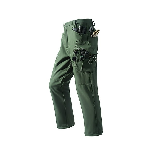 Yaoyar Mens Outdoor Cargo Pants Casual Jogger Multi Pockets Outdoor Hiking Work Sweatpants