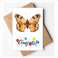 thumbnail image 1 of with Brown Wings Wedding Cards Congratulations Greeting Envelopes, 1 of 3