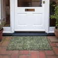 thumbnail image 6 of Addison Rugs Chantille Indoor/Outdoor Transitional Damask Olive Washable Rectangle Rug, 1'8" x 2'6", 6 of 6