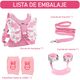 thumbnail image 5 of 3 En 1 Respirable Arnes Para Seguridad Para Niños 1-10 Años Belug, Rosa., 5 of 5