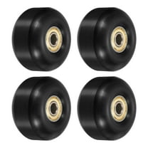 Uxcell Skateboard Wheels with Bearings Street Wheels for Skateboards Cruiser Wheel Black