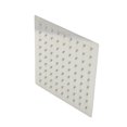 thumbnail image 1 of Regadera Cuadrada 25 cm Media y Baja Presion Rubinett  Satinado Acero Inoxidable Sin Brazo, 1 of 2