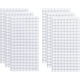 thumbnail image 1 of CHAO Ganchos y bucles adhesivos de 500 x 5 mm (blanco), pegatinas adhesivas redondas de ganchos y bucles en la parte posterior de las monedas de puntos, pegatinas de monedas de puntos en la parte post, 1 of 5