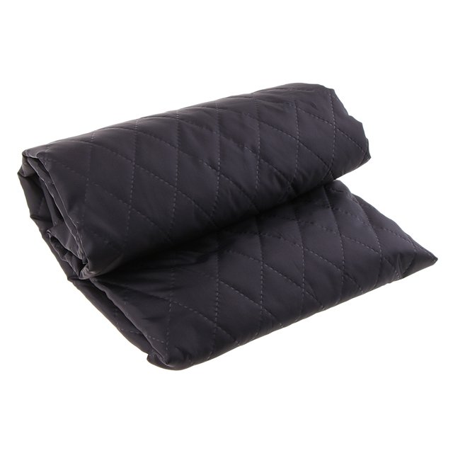 1 Meter Polyester & Cotton Double Faced Quilted Fabric For Winter Clothes Sewing Black