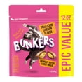 thumbnail image 3 of (4 pack) BONKERS Bites Paw Lickin' Chicken Flavor Crunchy & Soft Treats for Cats, 12oz Bag, 3 of 16