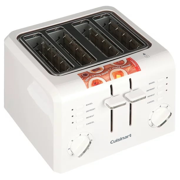 Cuisinart Toasters 4 Slice Compact Plastic Toaster