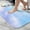 White-637, variant on Ultra Soft Absorbent Bath Mat 20x31.5 Inch Fluid Smoke Aurora Art Style, Dreamy Cloud Print