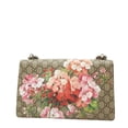thumbnail image 2 of Pre-Owned Gucci GG Supreme Blooms Dionysus Chain Shoulder Bag 400249 Beige Red Suede... (Good), 2 of 13