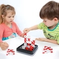 thumbnail image 4 of Juegos Familiares Viajes XO Mesa 3D Juego Tic Tac Toe Clásico, 4 of 9