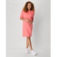 thumbnail image 6 of Hanes  Women's T-Shirt Dress Short Sleeve Cotton Essentials Oversized Fit Midweight Cotton, 6 of 7