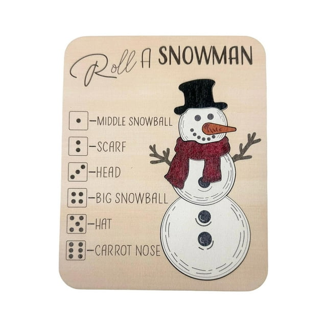 Rompecabezas de madera navideño, muñeco de nieve, juego de mesa, decoración, actividad de desarrollo temprano, juguete educativo temprano, relleno de