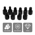 thumbnail image 3 of Soimiss 10Pcs Black Rearview Mirrors Adapter Steel Motorcycle Mirror Extenders, 3 of 5