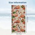 thumbnail image 3 of Tropical Flamingo Flower Microfiber Sand Free Beach Towel Thin Pool Towel Large Lightweigt Absorbent Beach Towels for Travel Swim Pool Gym Beach Essentials Accessories, 3 of 8