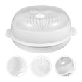 thumbnail image 2 of Microwave Steamer Oven Vegetable Steamer Kitchen Cooking Microwave Steamer, 2 of 9