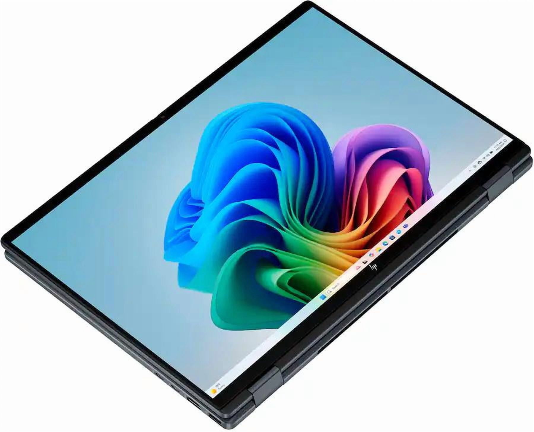 HP - OmniBook X Flip 2-in-1 - Copilot+ PC - 16" 2K Touch-Screen Laptop - Intel Core Ultra 7 258V 2024 - 32GB Memory - 2TB SSD - Eclipse Gray
