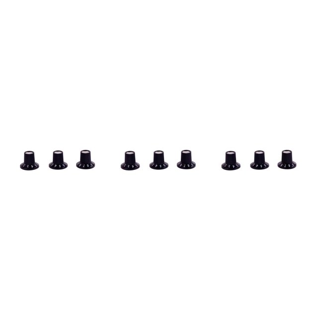 Greeniant Style Guitar Amp Knobs Skirted Guitar Volume Potentiometer Accessories Anti-skidding Knobs Caps for 6mm Shaft Pots Amplifers Type1 NO1 Greeniant CBP470896