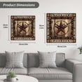 thumbnail image 5 of Western Farmhouse Wooden Wall Clock Silent Non Ticking, Primitive Rustic Country Retro Texas Star Square Wall Clocks Battery Operated, Decor Clock for Home Office, Living Room, Kitchen, 10 Inch, 5 of 9