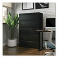 thumbnail image 4 of Alera Lateral File, 5 Legal/Letter/A4/A5-Size File Drawers, Black, 42" x 18.63" x 67.63", 4 of 11