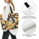 thumbnail image 3 of Fotbe Mushrooms Honeycomb Bolsa Tote Estética de Lona con Estampado para Mujer - Bolsa Reutilizable de Hombro Casual para Vacaciones, Compras, Trabajo y Gimnasio, 3 of 8