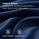 thumbnail image 5 of Juego de fundas de almohada Bedsure Queen de microfibra azul marino, x2, 5 of 7