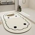 thumbnail image 5 of Ute Lamb Diatom Mud Floor Mat, Absorbent And Quick-drying Floor Mat For Bathroom, Suitable For Bathroom, Bathtub, Kitchen, Living Room, Meeting Room, Study Room, 5 of 5