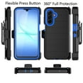 thumbnail image 6 of Galaxy A17 5G Case,Takfox Samsung Galaxy A17 5G Holster Phone Case with Built-in Screen Protector Swivel Belt Clip [3 Layers] Heavy Duty Full Body Protection Shockproof Kickstand Cover - Blue, 6 of 7