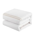 thumbnail image 5 of Chic Home Miliani 8-Piece Solid Color Cotton Comforter Set, Queen, Gold, 5 of 7