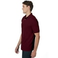 thumbnail image 2 of Hanes EcoSmart Men's Polo Shirt (Big & Tall Sizes Available) Maroon 3XL, 2 of 5