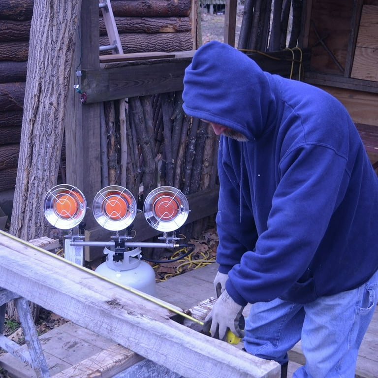 Mr. Heater F242915 10,000 - 45,000 BTU Triple Tank Top Propane Heater -  Walmart.com