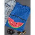thumbnail image 3 of Buon Ferragosto! Cute Watermelon T-Shirt Women -Image by Shutterstock, Female 5X-Large, 3 of 4