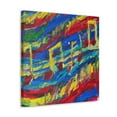 thumbnail image 2 of Sound Waves Fauvism - Canvas, 2 of 10