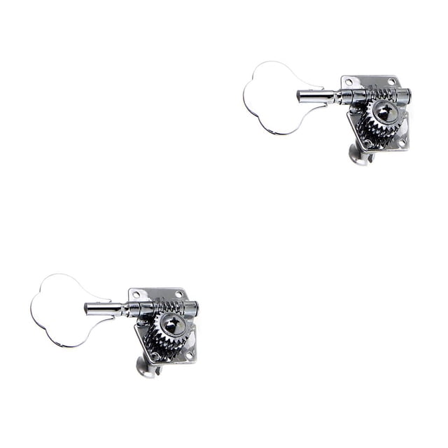 Soidarity Clavijas de afinación para bajo eléctrico con apertura derecha/izquierda, afinadores de cabezas de máquina para bajo, accesorios para bajo No.01 2piezas Soidarity CBP097339