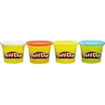 thumbnail image 1 of Play-Doh B6508, paquete de 4 colores clásicos, 473 ml, tamaño pequeño, 1 of 6