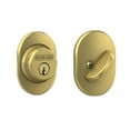 thumbnail image 5 of Schlage B60RMN608 Deadbolt with Remsen Trim Keyed 1 Side, Highest Residential Security, Satin Brass — Construction & DIY Use, Standard Hardware Spec, 5 of 8