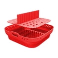 thumbnail image 1 of Moule à Pâtisserie en Silicone pour Friteuse à Air Chaud Carré Tapis en Silicone pour Friteuse à Air Doublures Réutilisables, 1 of 2