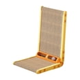 thumbnail image 1 of DimyFew Cat Scratcher Pad Cat Board Pad Vertical Cat Scratching Board Cardboard Cat Scratcher for Indoor Cats Suitable for Cat House Wall And Couch Protection yellow, 1 of 8