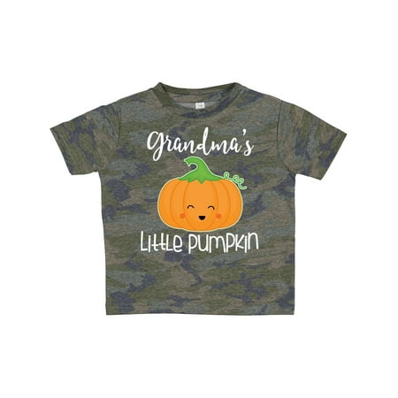 

Inktastic Grandma Little Pumpkin Halloween Gift Toddler Boy or Toddler Girl T-Shirt