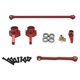 thumbnail image 1 of Enlaces de amarre de barra de dirección Juego de dirección de coche RC Suministro de accesorios a escala para vehículos RC DIY rojo, 1 of 9