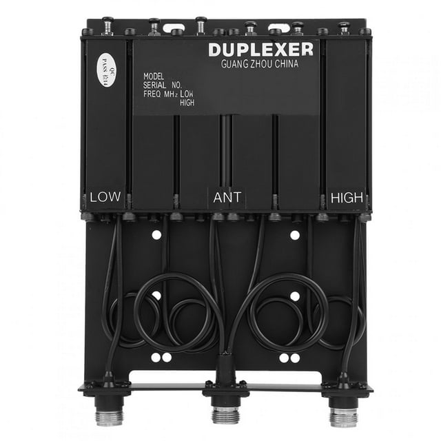 Diplexor duplexor de 6 cavidades del conector VHF N de 25W para repetidor de radio inalámbrico