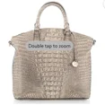 thumbnail image 5 of Brahmin Large Duxbury Sugar Cane Silver/Metallic Satchel, 5 of 10