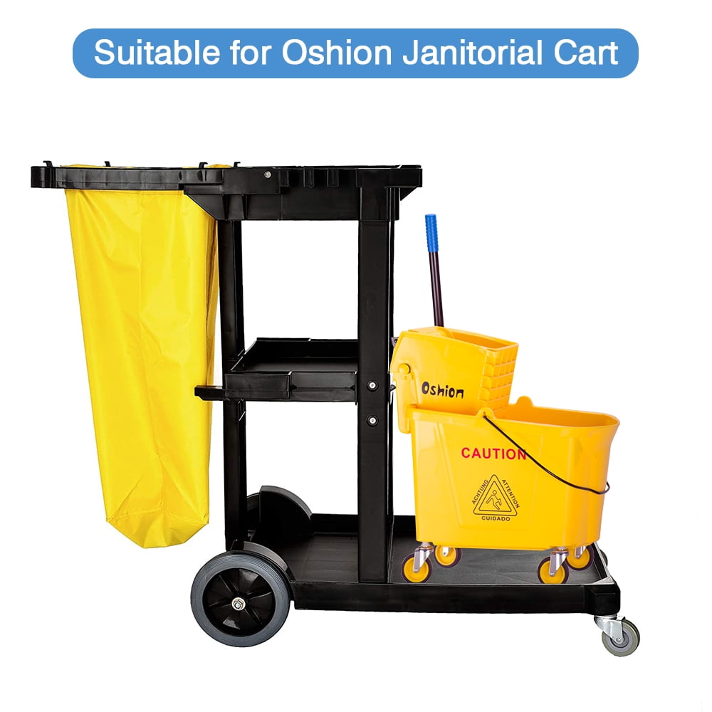 Kepooman 36L/34Quart/9.5Gallon Mop Bucket with Side Press Wringer, Mop Bucket Wringer Combo with Wheels, Yellow Kepooman 36L/34Quart/9.5Gallon Mop Bucket with Side Press Wringer, Mop Bucket Wringer Combo with Wheels, Yellow