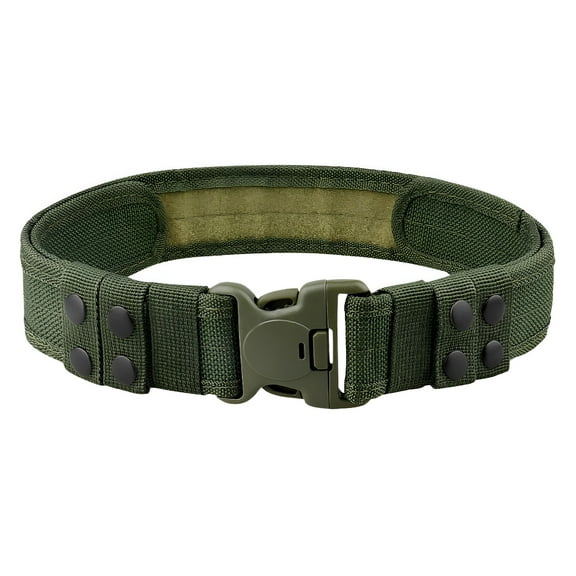 GASTROPOD Quick Release Tactical Belt for Men Fashion Style Combat Belt for Outdoor Activities and Fishing (Green, 130cm)