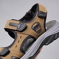 thumbnail image 3 of Sandalias para Hombre Zapatos Deportivos Casuales Playa Con Suela Suave (marrón Oscuro 41), 3 of 9