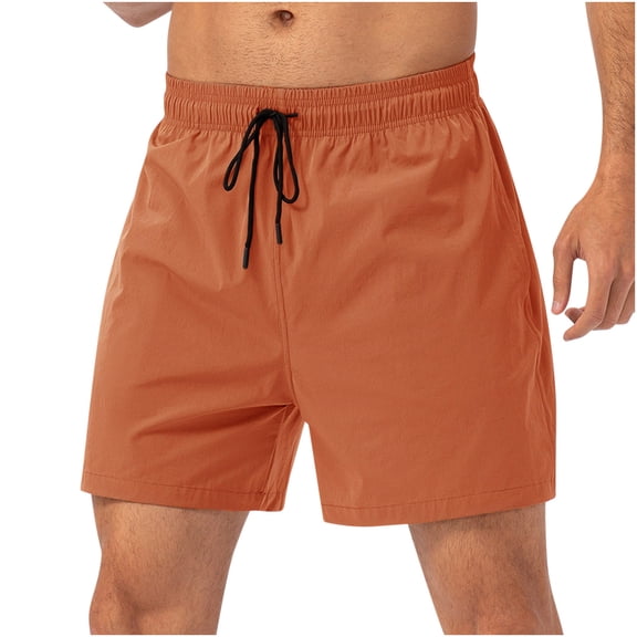 cfhntfmh Summer Shorts for Men Fashion Elastic Waisted Lounge Shorts Loose Wide Leg Athletic Running Gym Shorts with Pockets