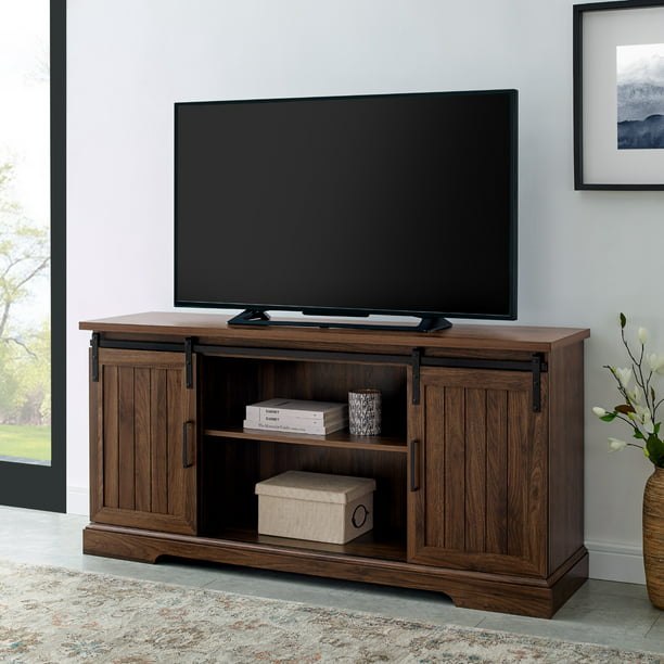 Manor Park Grooved Sliding Door TV Stand for TVs up to 65