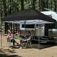 thumbnail image 6 of ABCCANOPY 8 ft x 8 ft Easy Pop up Outdoor Portable Instant One Push Function Canopy Tent with Air Vent, Black, 6 of 8