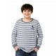 thumbnail image 1 of Blusas y camisas de manga larga con cuello redondo para verano y primavera, moda para niños pequeños, blusa lisa de manga larga con cuello redondo para mujer, blusa de poliéster para niños, 1 of 5